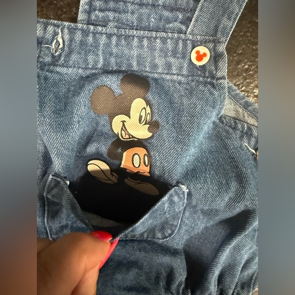 Disney Baby Mickey Mouse Denim Romper | Size 3-6 Months | NWT - Picture 9 of 9